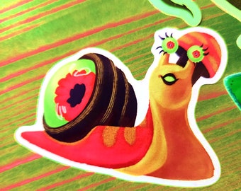 EYEBALL SNAIL sticker ๑ï ~ [cottageCORE] ~ ๑ï