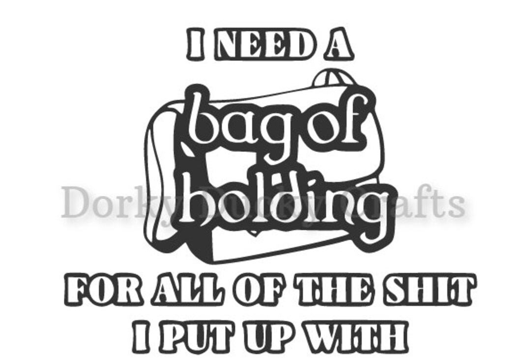 Bag of Holding SVG for Cricut, Silhouette Cutting Machine Etsy