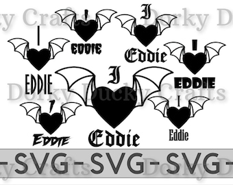 I love Eddie SVG files for Cricut, Silhouette cutting machine