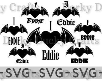 I love Eddie SVG files for Cricut, Silhouette cutting machine