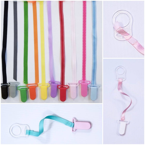 Universal Reborn/Silicone Baby Pacifier Clip - You Choose Color(s)!