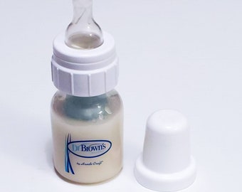 20 Standard Silicone Baby Bottle No Hole Nipple Great For Reborn or Baby Doll 