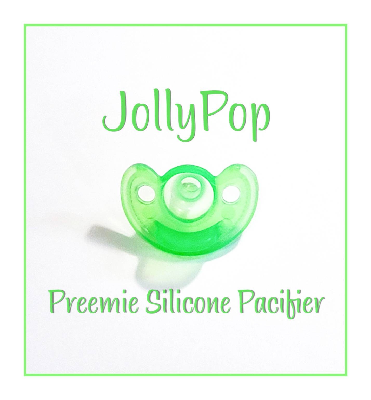 Preemie JollyPop Pacifier For Silicone Babies Save On Two Etsy
