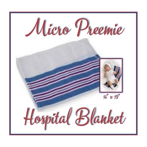 Mini Micro Preemie Hospital Receiving Blanket Etsy