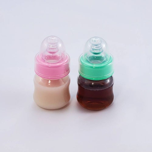 TWO Sealed Preemie Reborn Baby Bottles With No Hole Nipples Etsy