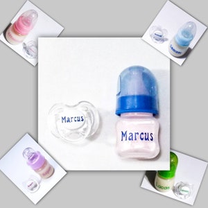 Personalized Reborn Name Bottle & Pacifier!