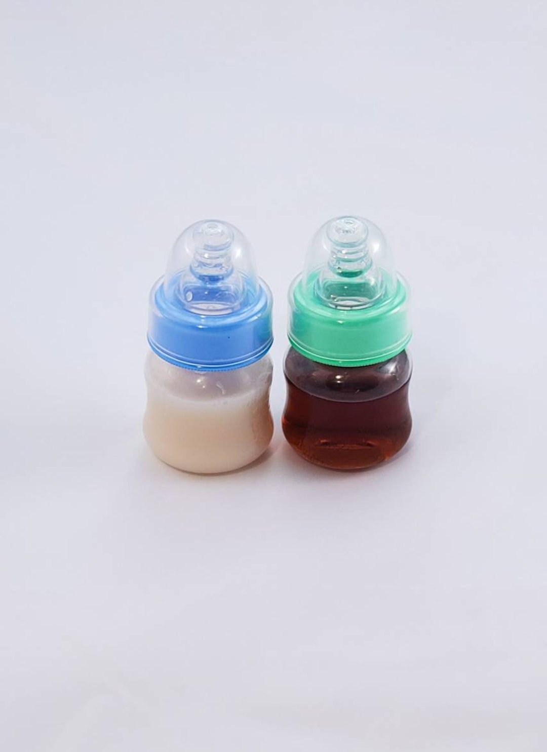 TWO Sealed Preemie Reborn Baby Bottles With No Hole Nipples Etsy