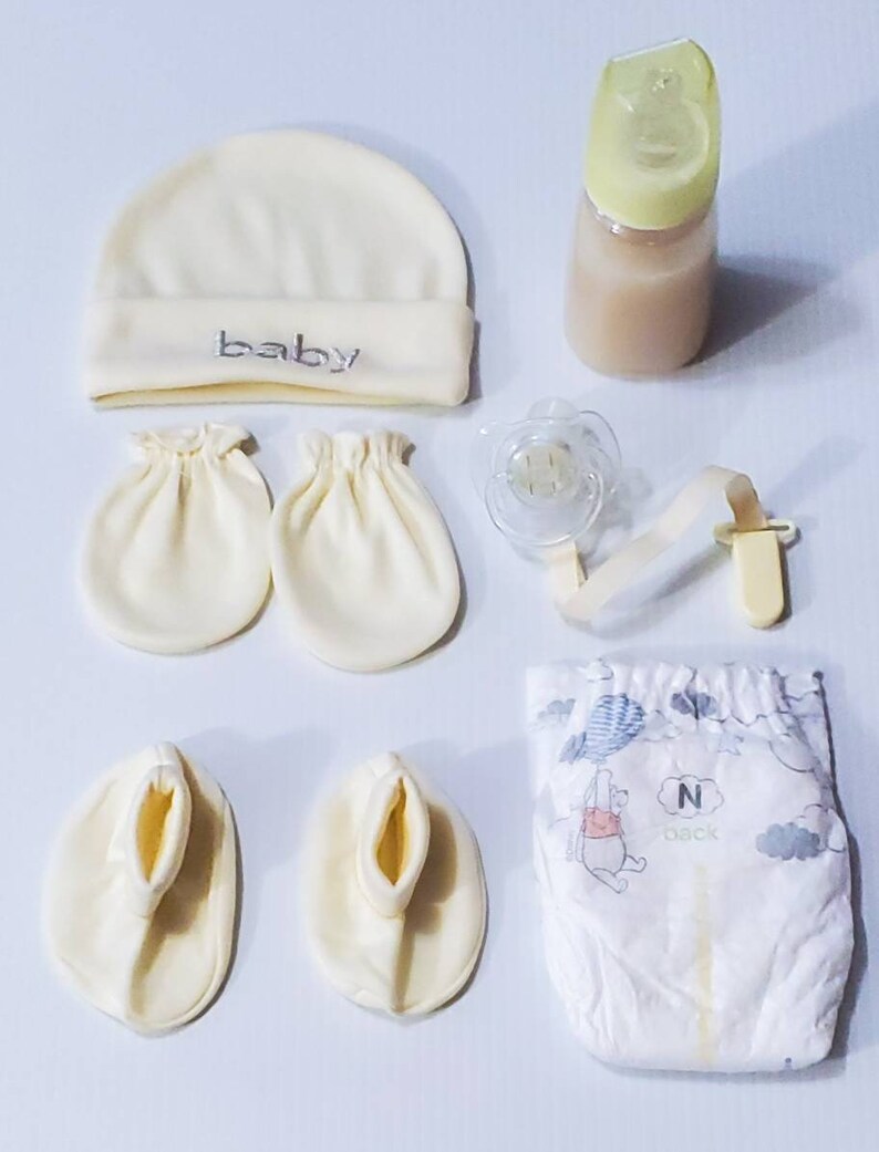 9pc Reborn Accessories Set Sealed Reborn Bottle w/No Hole Etsy