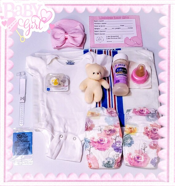 12pc Reborn Baby Girl Hospital Set Sealed Reborn Formula Etsy