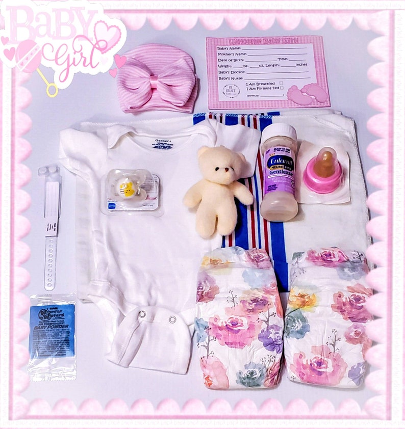 12pc Reborn Baby Girl Hospital Set Sealed Reborn Formula Etsy
