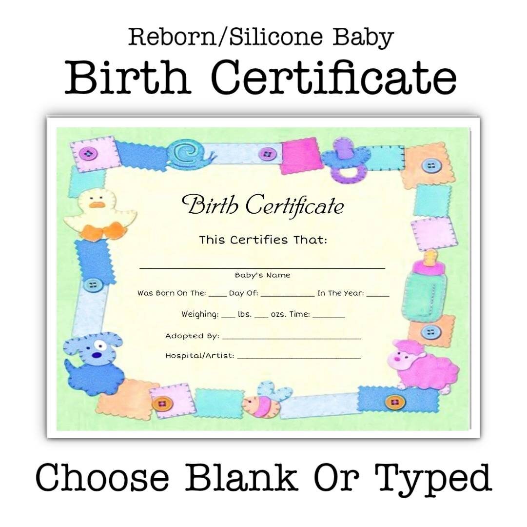 Reborn Baby Birth Certificate Ubicaciondepersonas cdmx gob mx