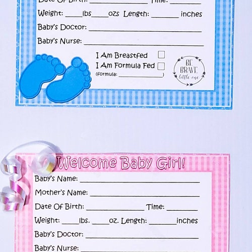 Printed Reborn/silicone Baby Hospital Crib/isolettee Card Etsy