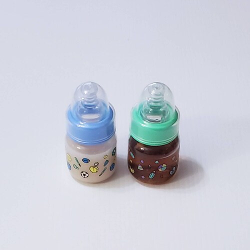 TWO Sealed Preemie Reborn Baby Bottles With No Hole Nipples Etsy