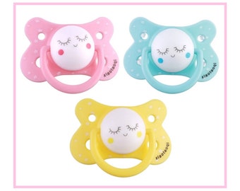 Reborn or Silicone Baby Sleepy Cloud Face Pacifiers!