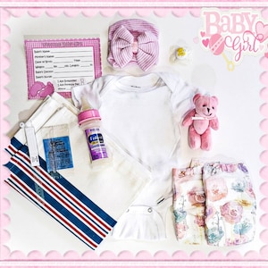 Reborn or Silicone Baby Girl Hospital/Coming Home Set!