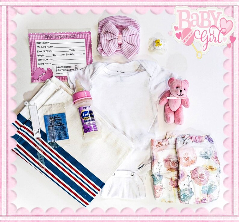 11pc Reborn/Silicone Baby Girl Hospital Coming Home Set Etsy