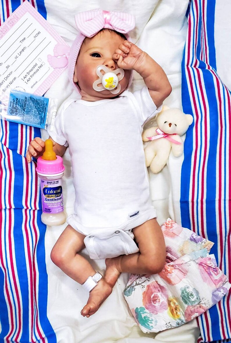 12pc Reborn Baby Girl Hospital Set Sealed Reborn Formula