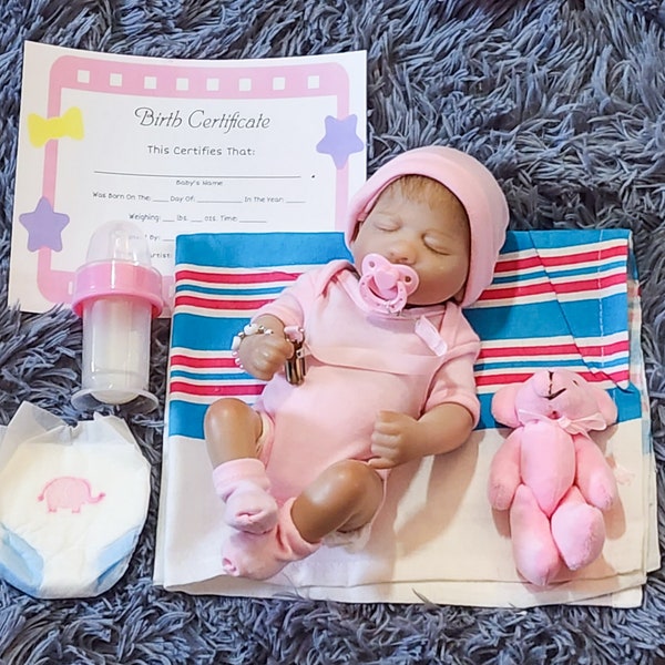 8-10" Micro Preemie Hospital Set For Reborn Or Silicone Baby Dolls!