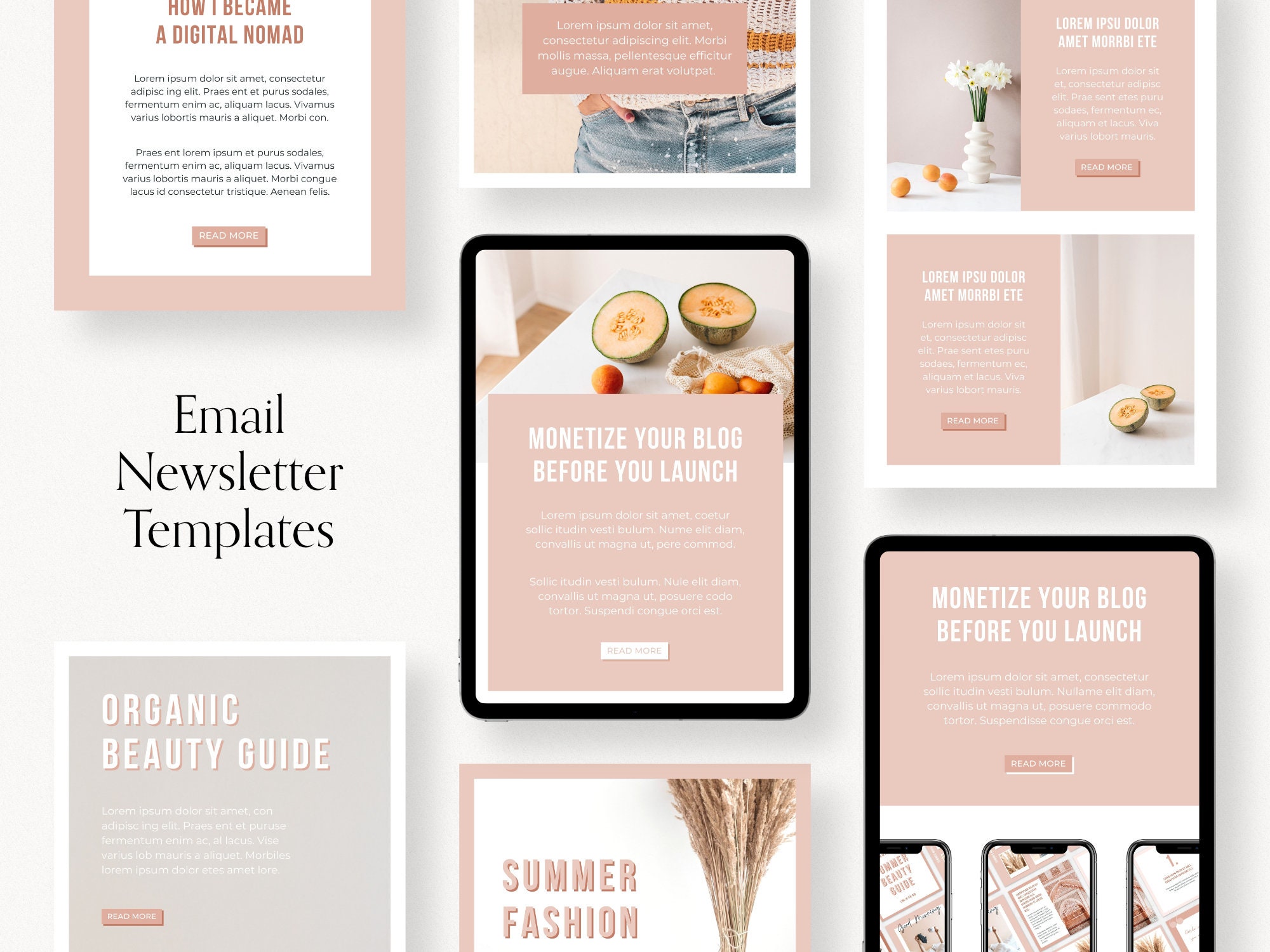 20 Email Newsletter Templates for Canva Email Marketing | Etsy India