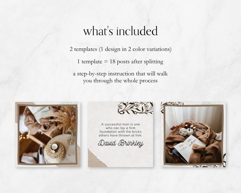 Instagram Puzzle Template for Canva Canva Template Puzzle ...