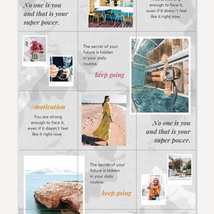 Instagram Puzzle Template for Canva Canva Template Puzzle - Etsy