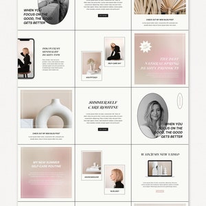 Instagram Puzzle Template for Canva Instagram Template, Puzzle Feed ...