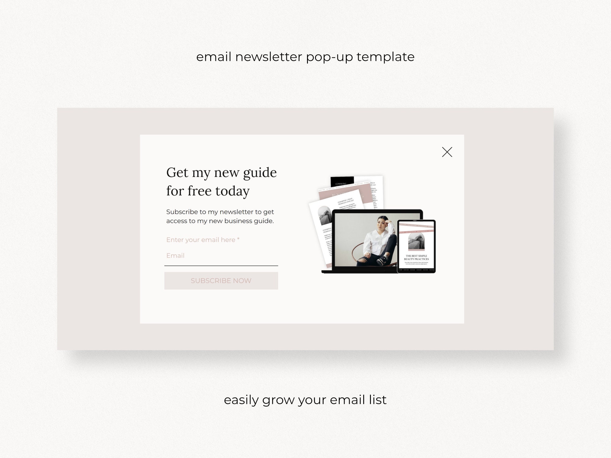 WIX site Template for Copywriters Photographers Wix Etsy