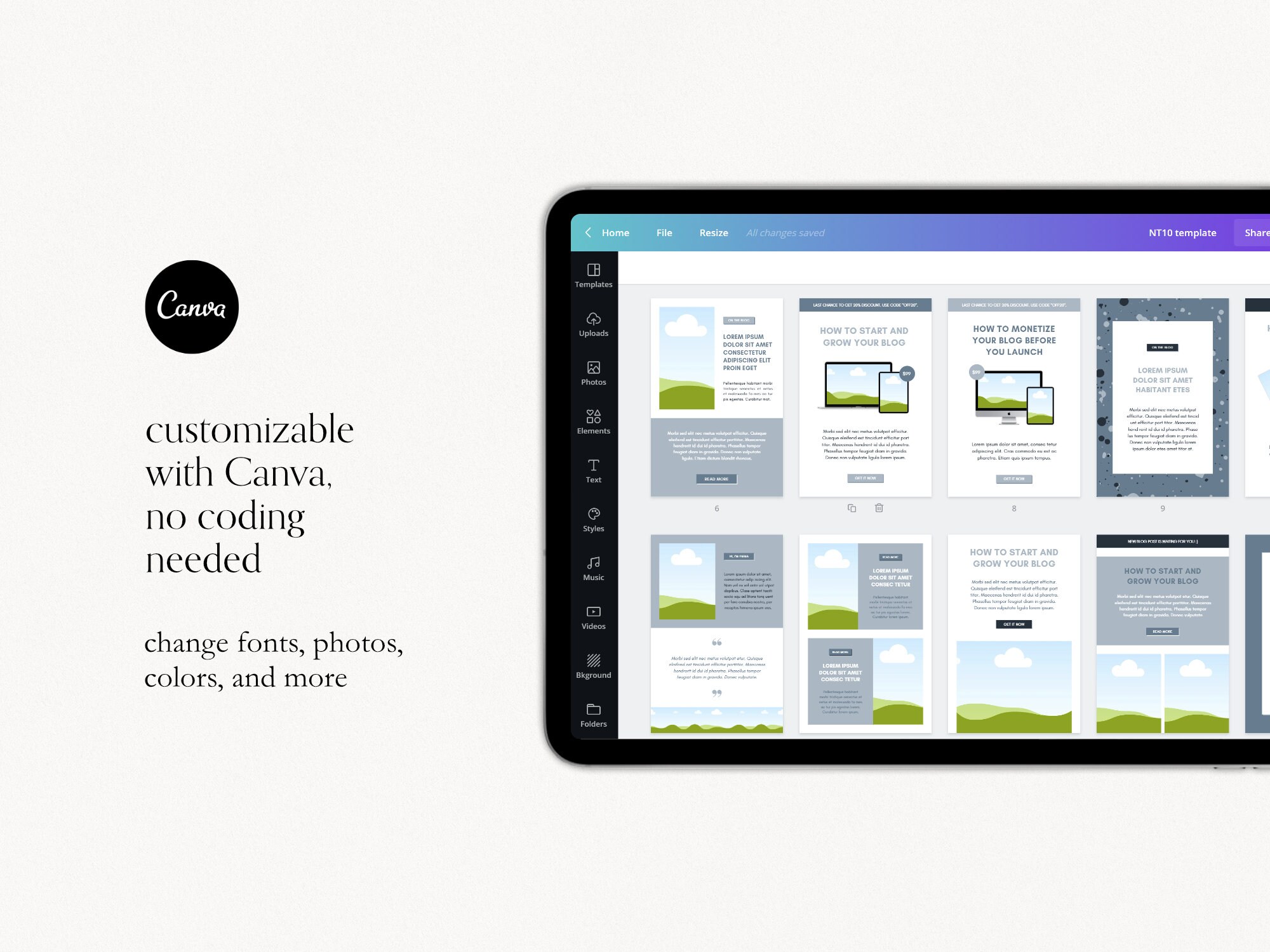 20 Email Newsletter Templates for Canva Email Marketing - Etsy