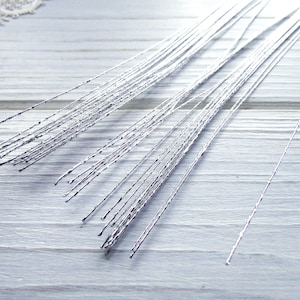 Japanese Silver Floristic Wire, 30 Gauge: Flower Crafting Supplies