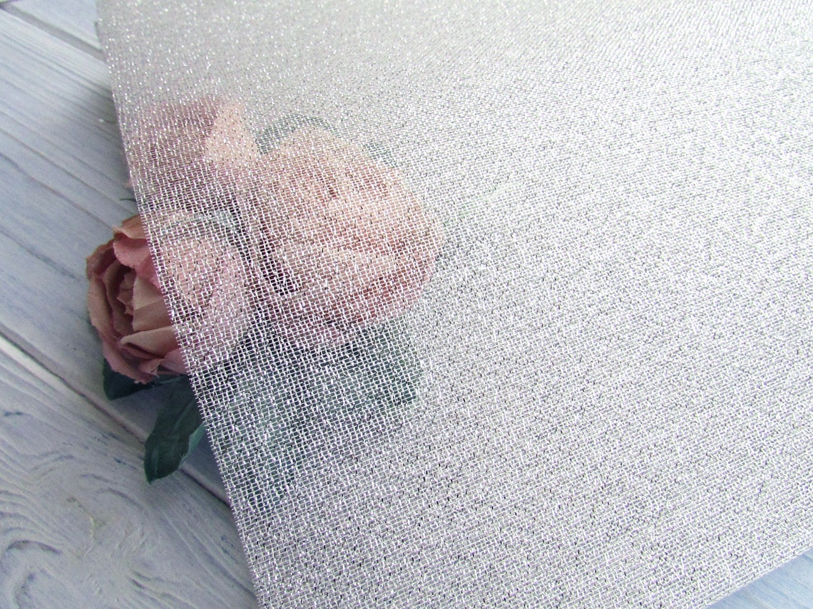 Hanabi Silver Japanese Fabric Prestarched Professional Etsy