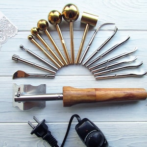Japanese Flower Making Tools: Soldering Iron, Ball Tools, Books on silk floristry (PDF)