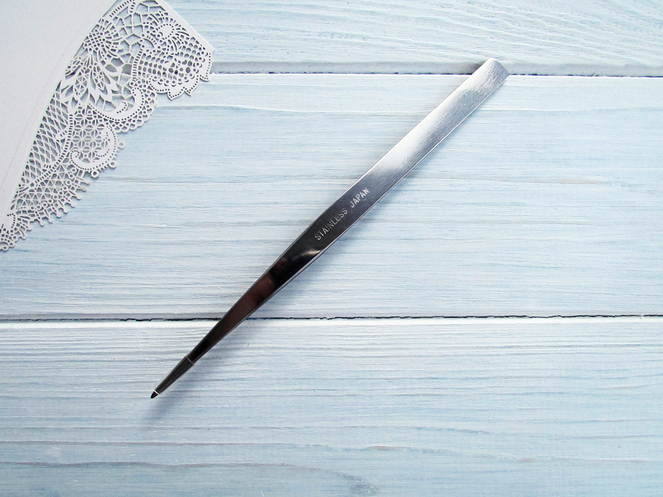 Japanese Stainless Steel Tweezers L 150 mm Etsy