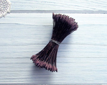 Braune Blume Staubblätter: Japanische künstliche Blume machen Lieferungen (144 Stiele)