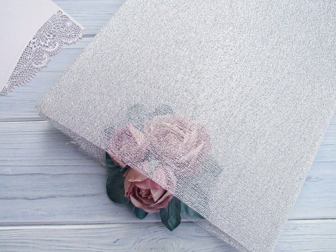 Hanabi Silver, Japanese Fabric Prestarched Professional hard for Silk