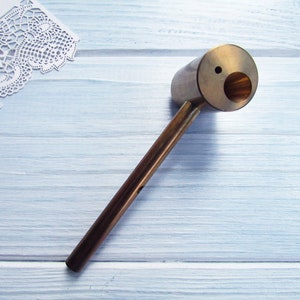 Japanese Cylindrical tool with conical holes for creating grass and stems, flower making tool