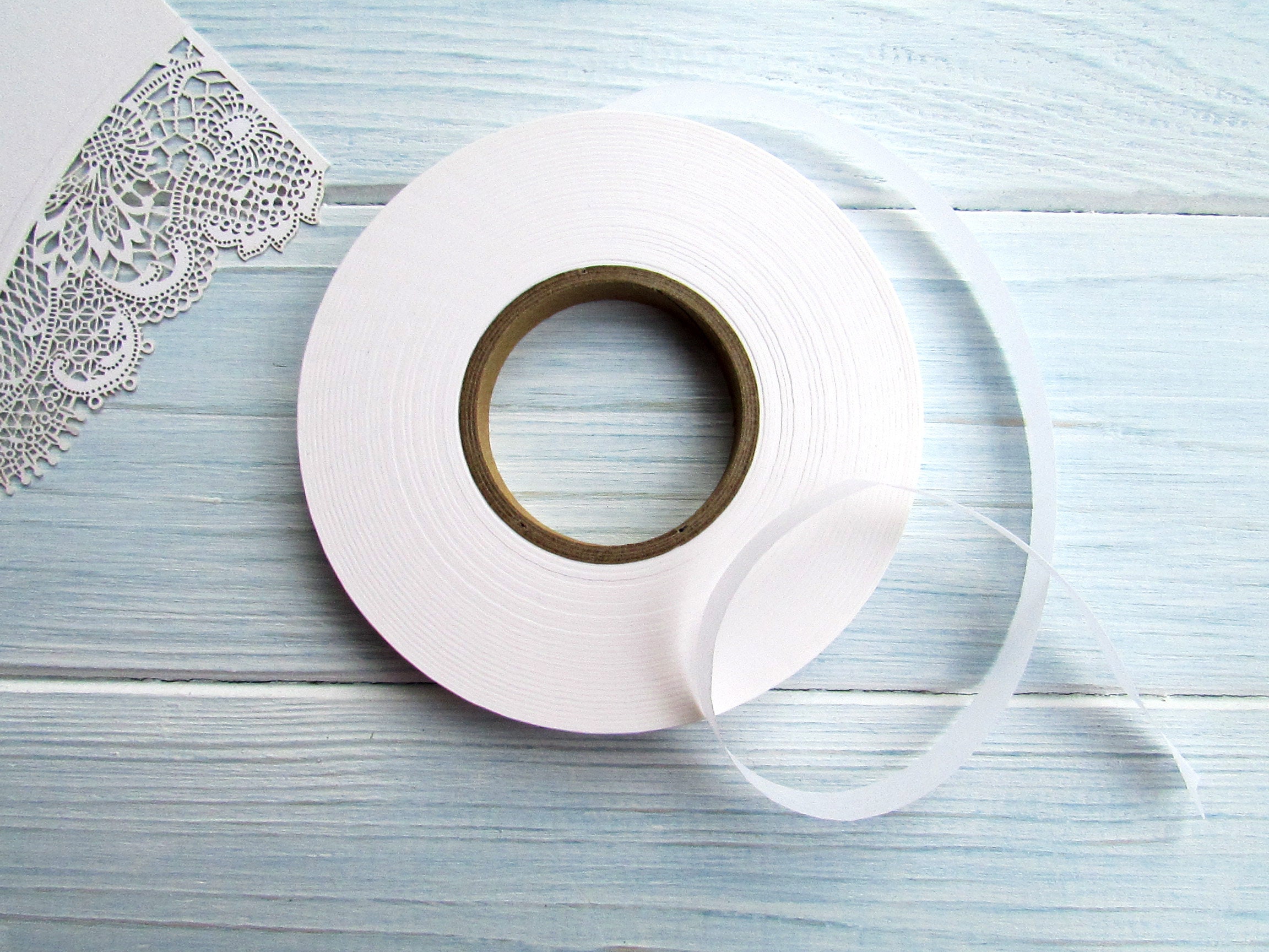 Japanese Paper White Tape 9 Mm for Making Silk Flowers Etsy