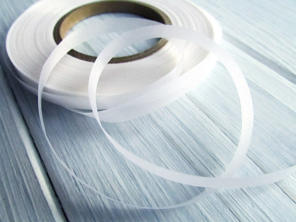 Professional White Silk Tape 5 Mm / 46 M for Making Silk Etsy