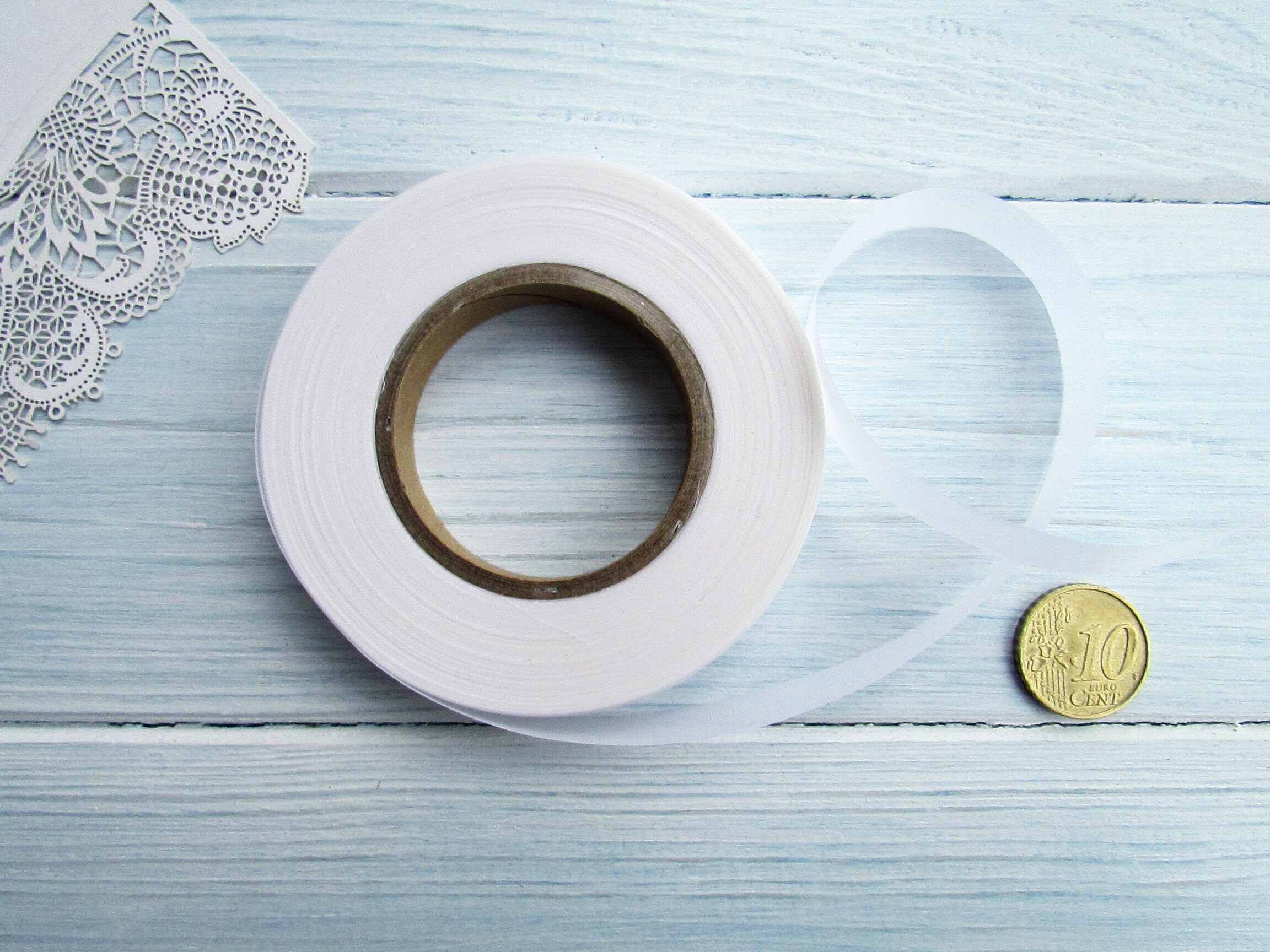 Weißes Satinband 3,8 Cm X 45,7 M – Doppelseitiges Geschenkband Für Hochzeit, Basteln & Dekoration