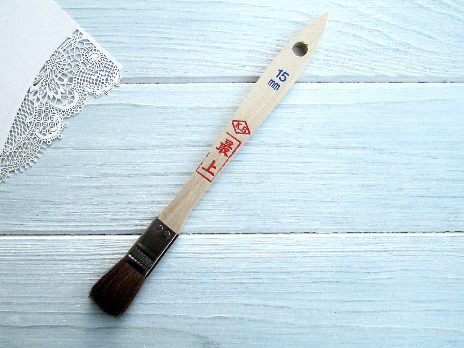Pentel Pennello 25R (Modello Giapponese) - Punta Larga 25mm Per Calligrafia E Pittura