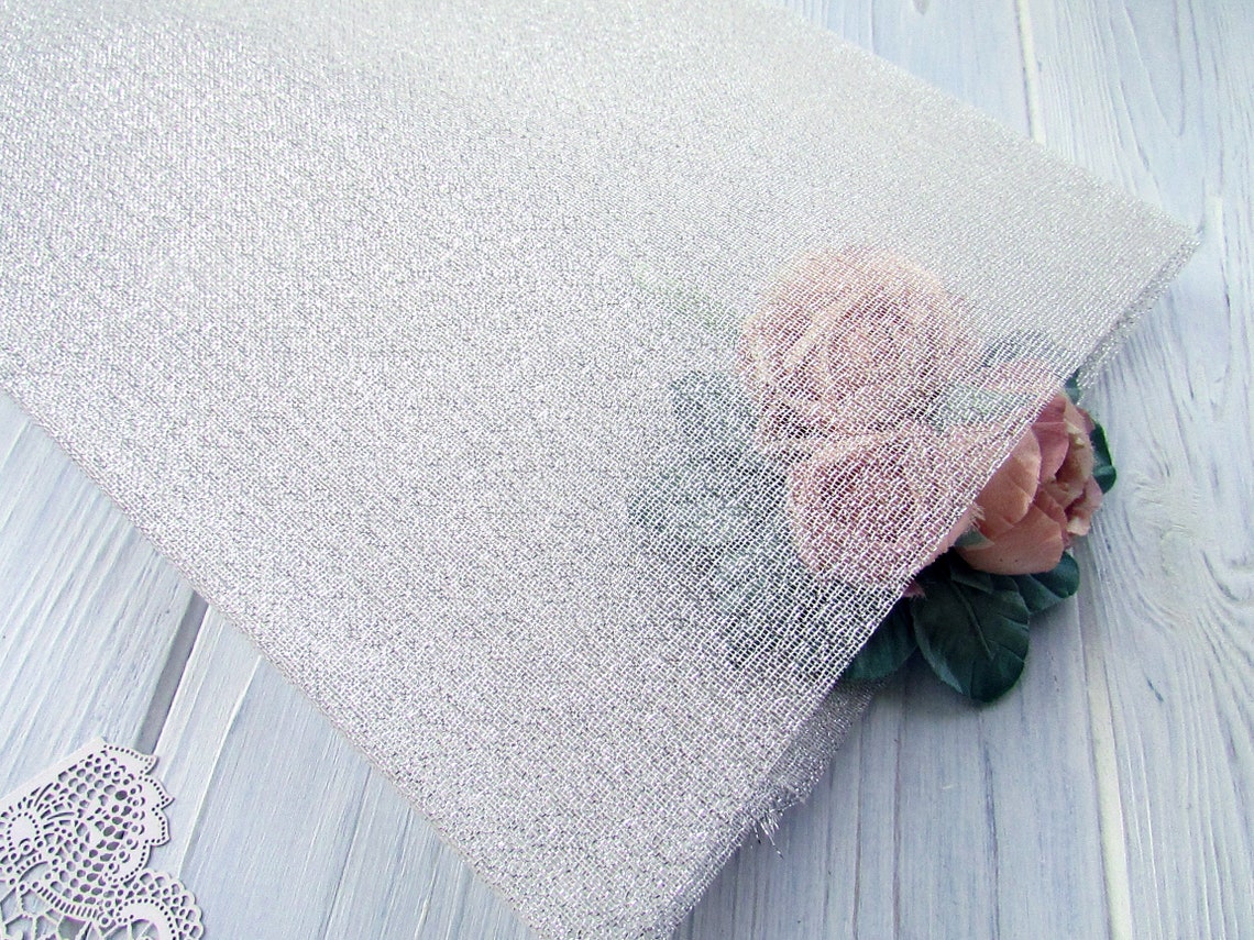 Hanabi Silver Japanese Fabric Prestarched Professional Etsy