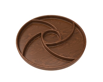 3D STL-modellen voor CNC-routergraveur, snijmachine, CNC-bestanden voor hout, dienblad 7
