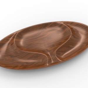 3D STL Models for CNC Router Engraver, Carving Machine, CNC files for Wood, Serving Tray 9