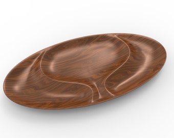 3D STL-modellen voor CNC-routergraveur, snijmachine, CNC-bestanden voor hout, dienblad 9