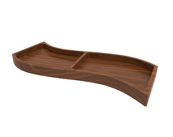 Modelli STL 3D per incisore su router CNC, macchina per intaglio, file CNC per legno, vassoio da portata 5
