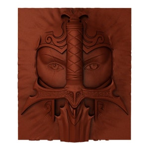 3D STL Model for CNC Router Engraver, Carving Machine, CNC files for Wood,  The Knight
