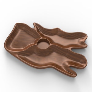 3D STL Models for CNC Router Engraver, Carving Machine, CNC files for Wood, Serving Tray 12