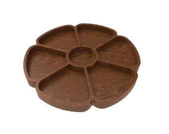 3D STL-modellen voor CNC-routergraveur, snijmachine, CNC-bestanden voor hout, dienblad 8
