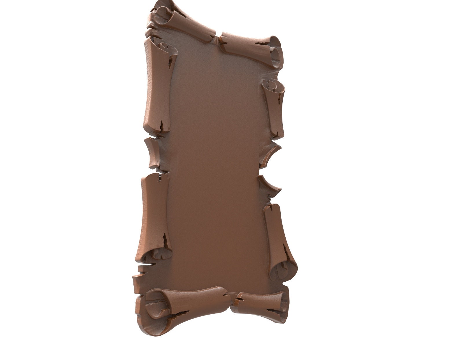 Scroll 3D STL Models for CNC Router Engraver, Carving Machine, CNC ...