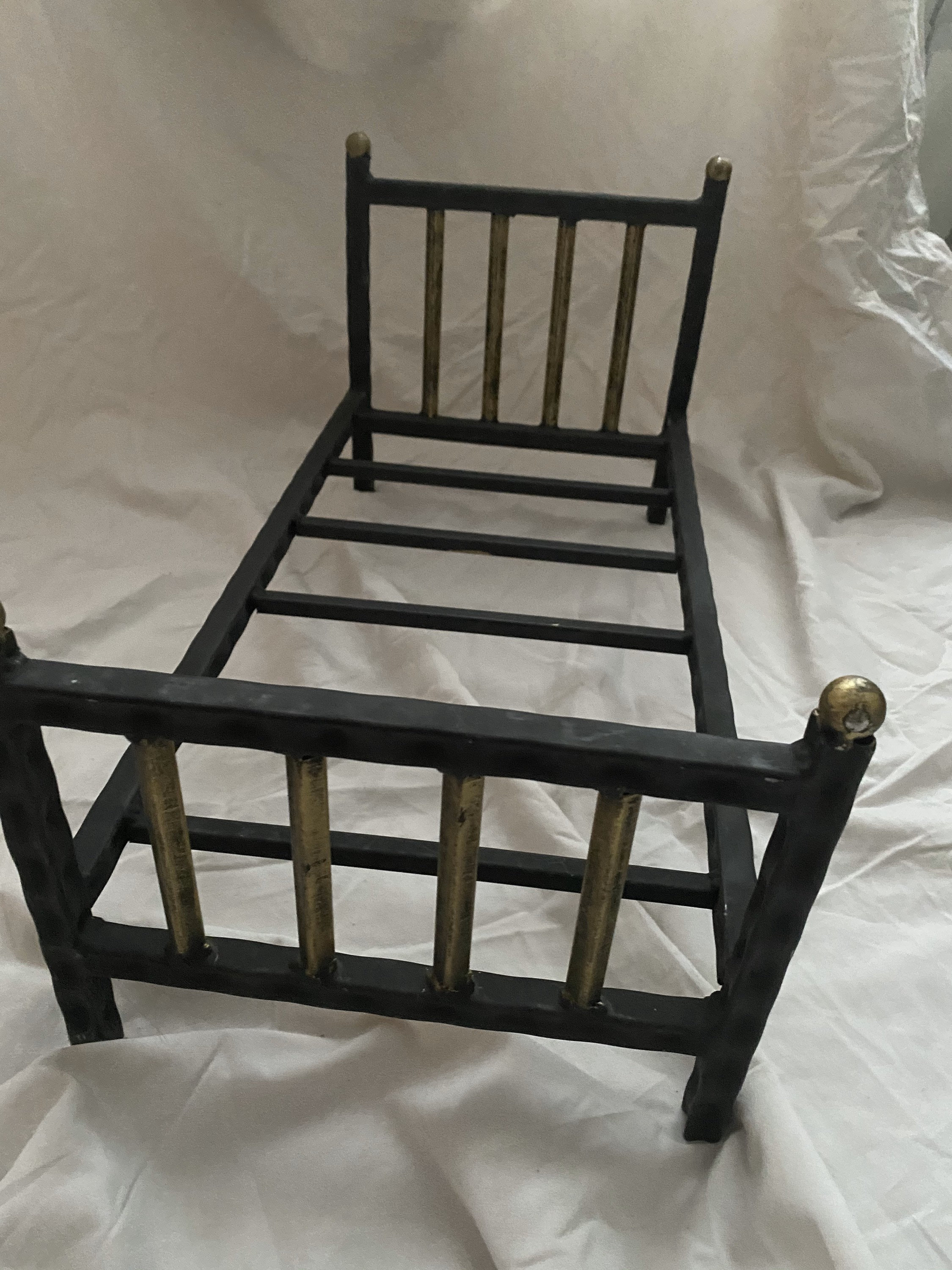 Iron doll bed Victorian style iron doll bedpostfashioned Etsy