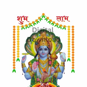 Satyanarayana Swamy Gruhapravesam Digital File, JPEG, Instant Download File for Printing, Satya Narayana Instant Digital Satyanarayan file